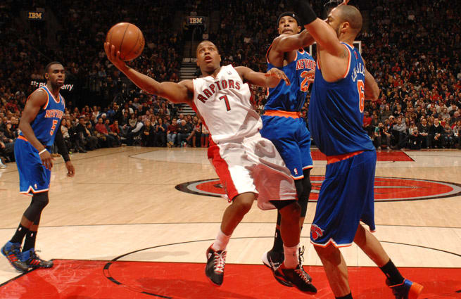 Kyle Lowry and the Raptors have gone 13-6 since shipping Rudy Gay to the Kings in a midseason trade.
